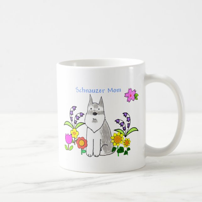 Schnauzer Mom Mug (Right)