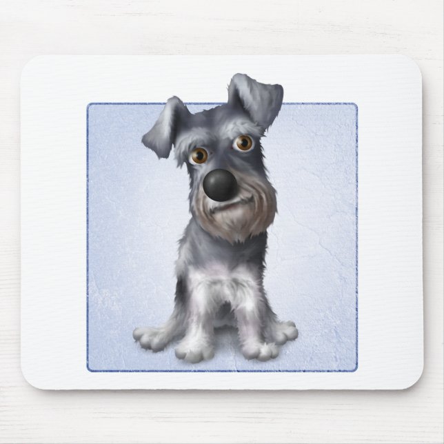Schnauzer Mouse Pad (Front)