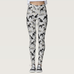 Schnauzer Paws and Bones Leggings