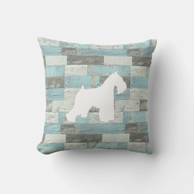 Schnauzer Pillow (Front)