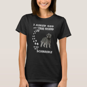 Schnauzer Poodle Dog Quote Mom Dad Costume Cute Sc T-Shirt