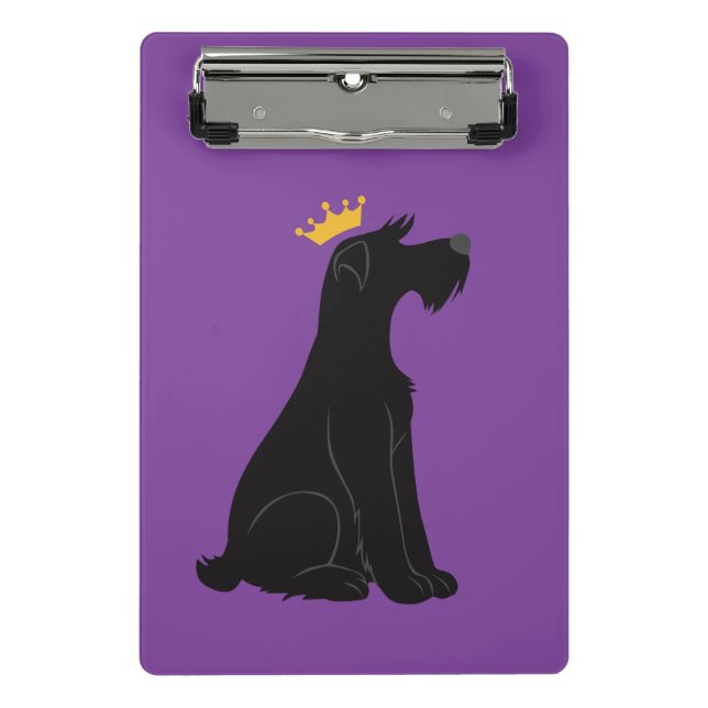 Schnauzer Prince Mini Clipboard (Front)