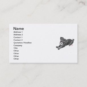 Schnauzer Pup Cards Template