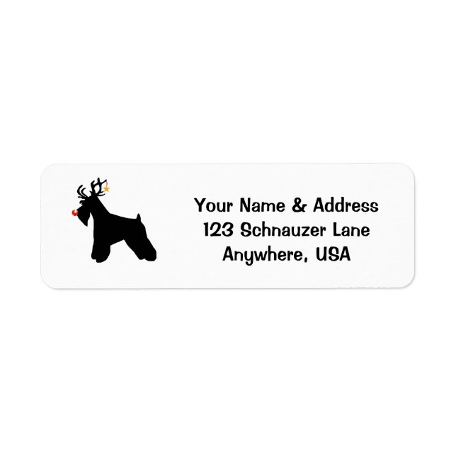 Schnauzer Reindeer (Front)