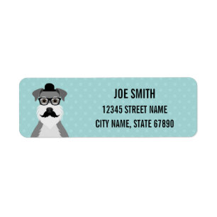 Schnauzer Return Address Labels
