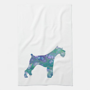 Schnauzer,Schnauzer Gifts, Schnauzer Kitchen Towel