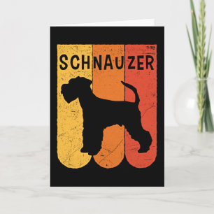Schnauzer Schnauzer Mom Dog Owner Dog Lover Card