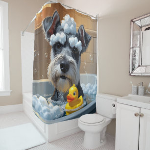 Schnauzer Sloppy Sleepy Cute Funny 