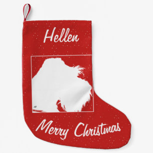 Schnauzer Small Christmas Stocking