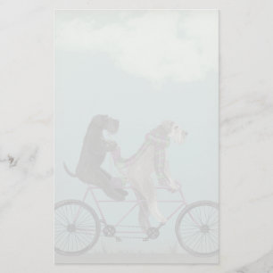Schnauzer Tandem Stationery