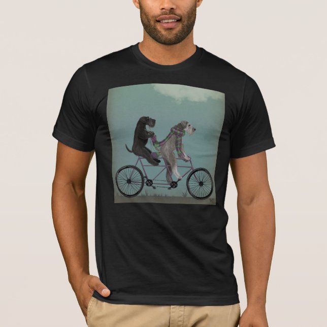 Schnauzer Tandem T-Shirt (Front)