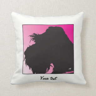 Schnauzer Throw Pillow