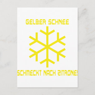 schnee icon postcard