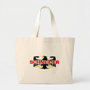 Schneider Surname Large Tote Bag