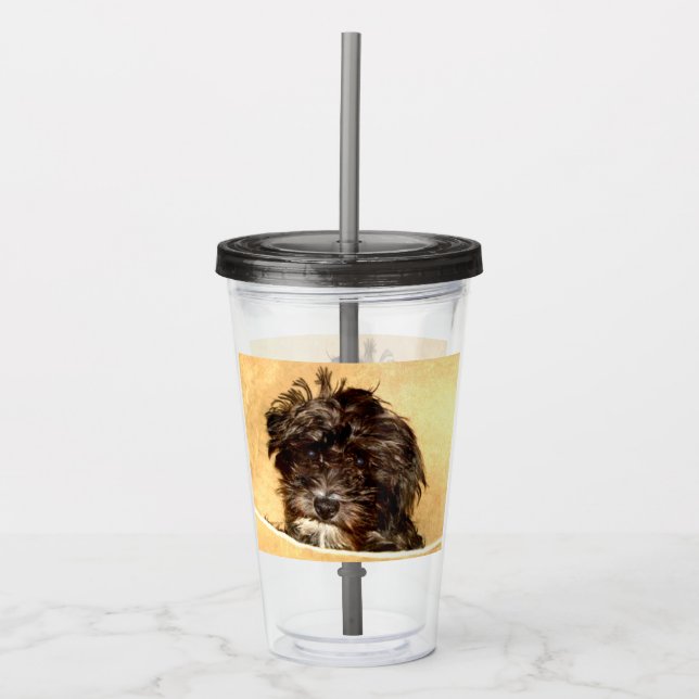 Schnoodle Acrylic Tumbler (Front)
