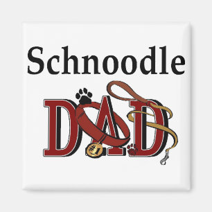 Schnoodle Dad Gifts Magnet