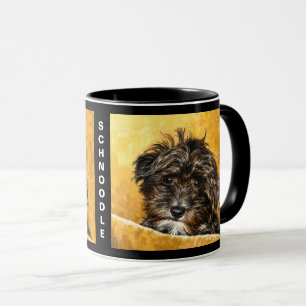 Schnoodle Dog Personalized Combo Mug
