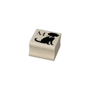 Schnoodle Dog Puppy Rubber Stamp