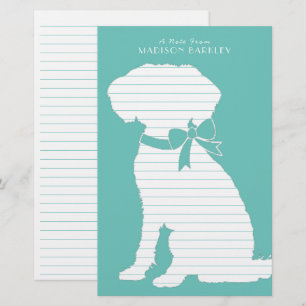 Schnoodle Dog Puppy Stationery