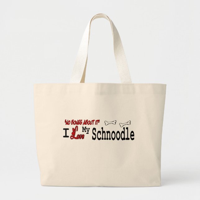 Schnoodle Gifts Large Tote Bag (Front)