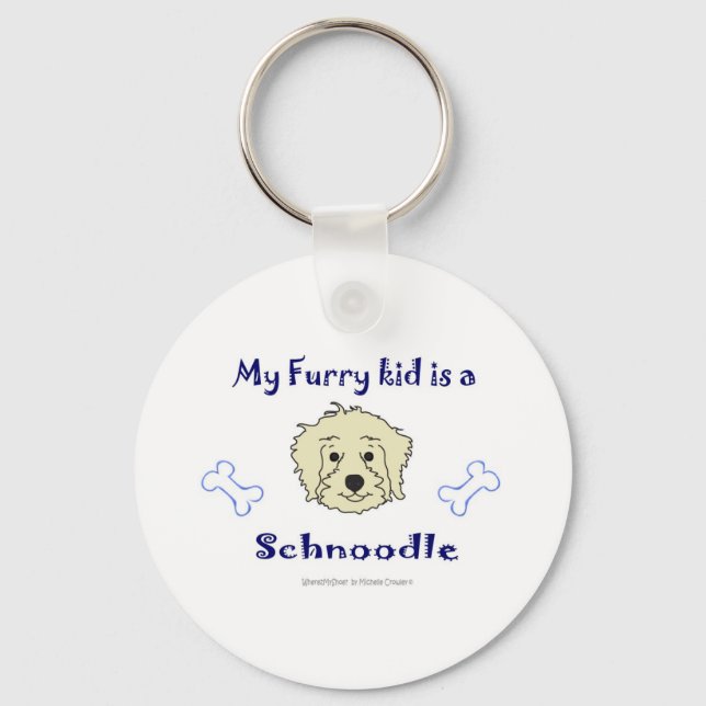SchnoodleTan Keychain (Front)