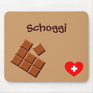Schoggi (Swiss chocolate) mousepad