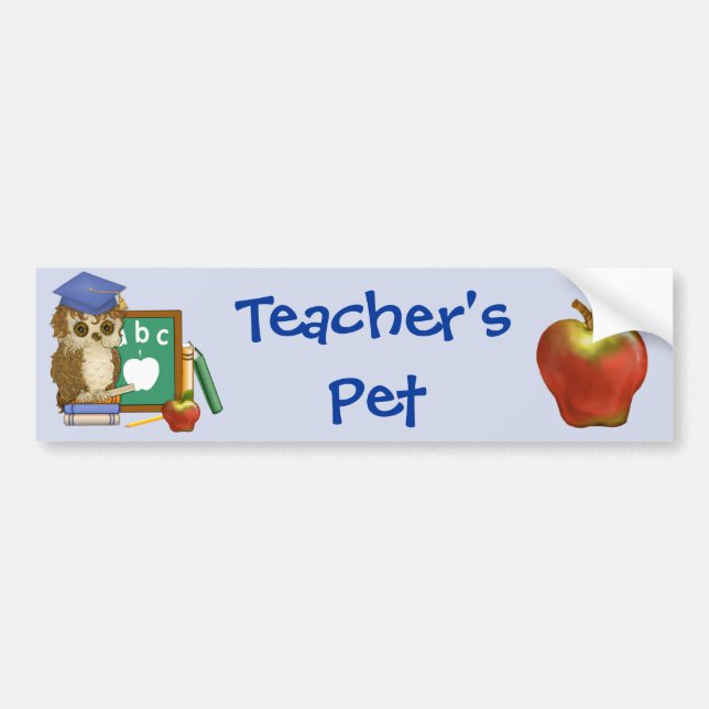 Scholar Owl Bumper Sticker (Front)