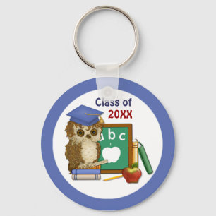Scholar Owl Graduation 2018 Keychain