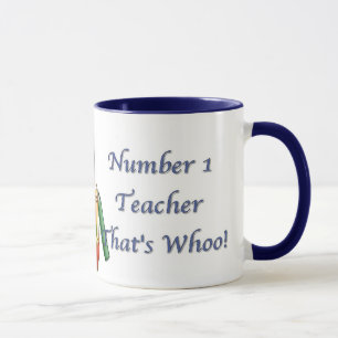 Scholar Owl - Number 1 Teacher Cup