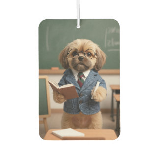 Scholar Shih Tzu, Professor Classroom Teacher Gift Air Freshener