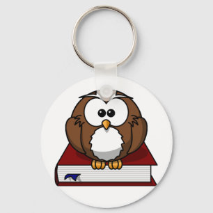 Scholarily Owl Keychain