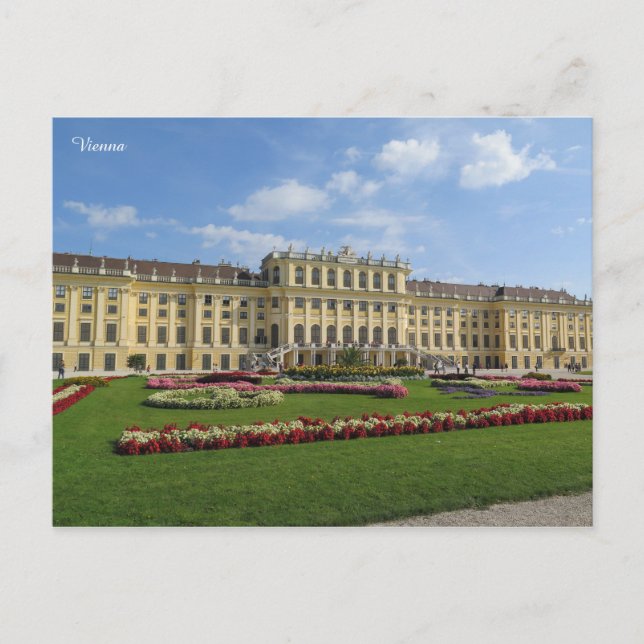 Schönbrunn Palace Vienna Postcard (Front)