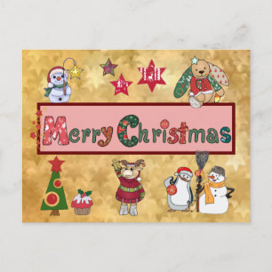 Schöne Weihnachten Holiday Postcard