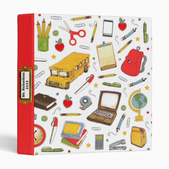 School 2024 Scrapbook 3 ring binder (Front/Spine)