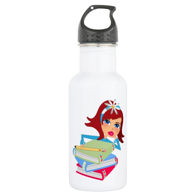 School#4 Bottle-works 32 oz 532 Ml Water Bottle (Front)