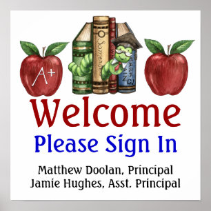 School Administration / Sign In Poster - SRF