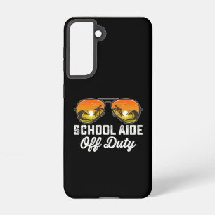 School Aide Off Duty Sunglasses Last Day Of School Samsung Galaxy Case