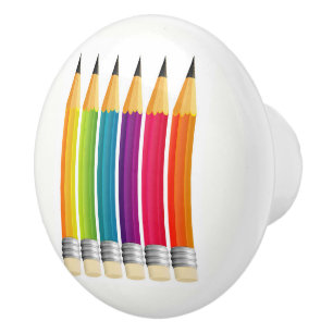 School and Office Supplies Cabinet Knobs
