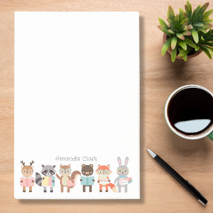 School animals post-it notes
