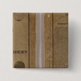 School atlas with modern geography 2 inch square button