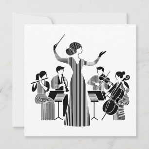 School Band Teacher Appreciation Thank You Card