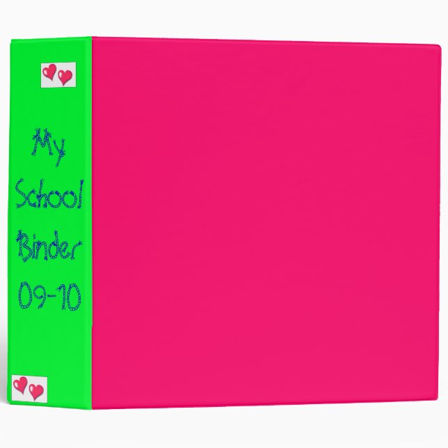 School Binder (Front/Spine)