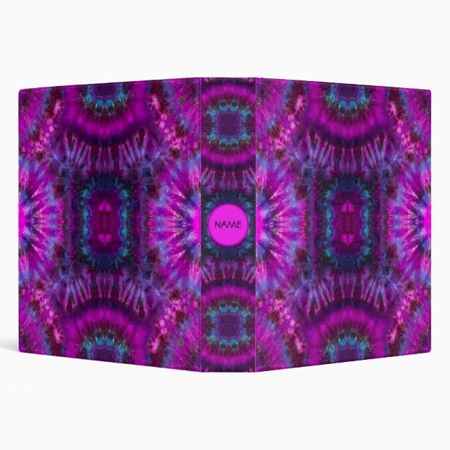 School Binder Personalized Tye Die Pattern (Background)