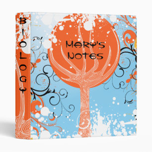 School Binder: Tangerine Dreams Organizer Binder