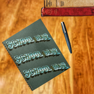 School Bluz-3D Notebook