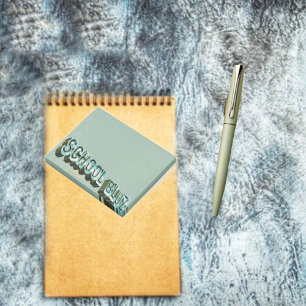School Bluz-3D Post-it Notes