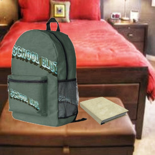 School Bluz-3D Printed Backpack