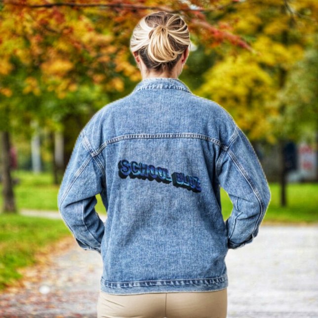 School Bluz-3DII Denim Jacket (This denim jacket, would come in handy, during those cool, fall days!)