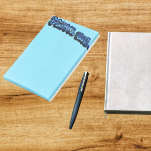 School Bluz-3DII  Post-it Notes