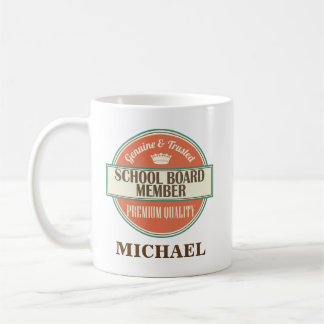 School Board Member Personalized Office Mug Gift